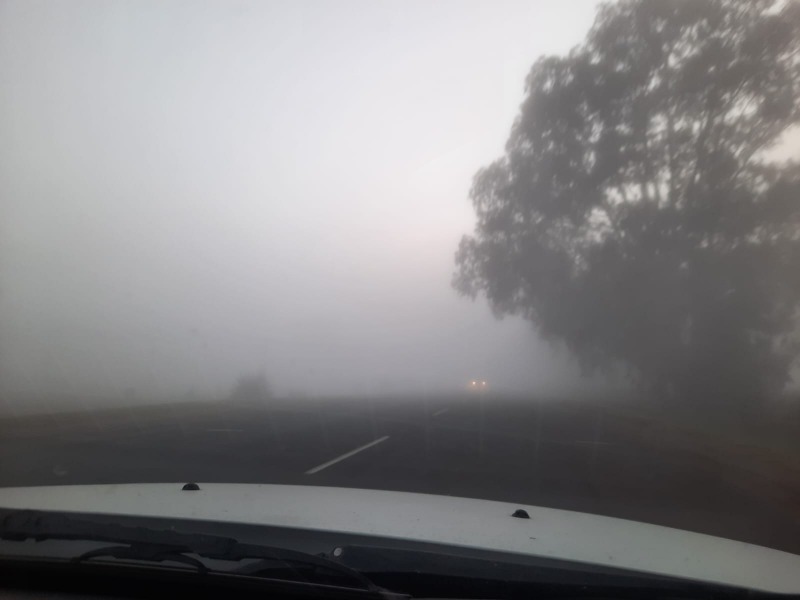 El martes amaneci con temperaturas sobre cero y niebla